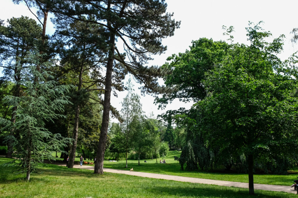 Ein Park in Eppendorf
