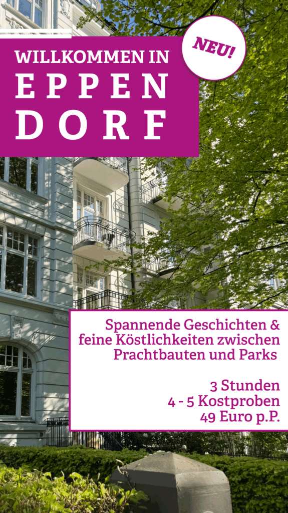 Hinweis auf die neue Genuss-Tour durch Eppendorf
